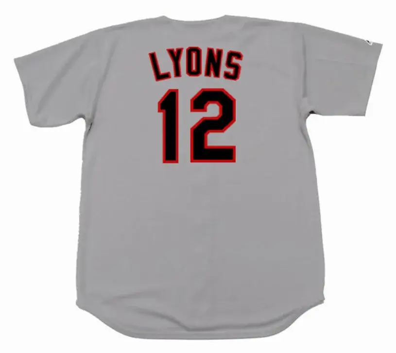 STEVE LYONS Chicago White Sox 1990 Majestic Throwback Away Baseball Jersey 