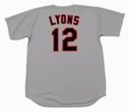 STEVE LYONS Chicago White Sox 1990 Majestic Throwback Away Baseball Jersey 