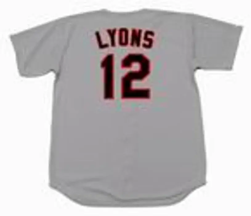 STEVE LYONS Chicago White Sox 1990 Majestic Throwback Away Baseball Jersey 