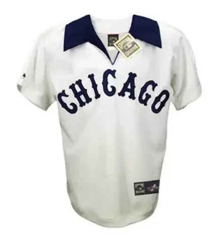 STEVE STONE Chicago White Sox 1978 Home Majestic Throwback Baseball Jersey