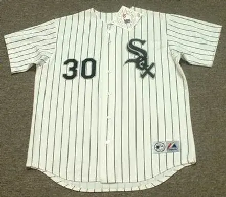 TIM RAINES Chicago White Sox 1994 Majestic Throwback Home Baseball Jersey