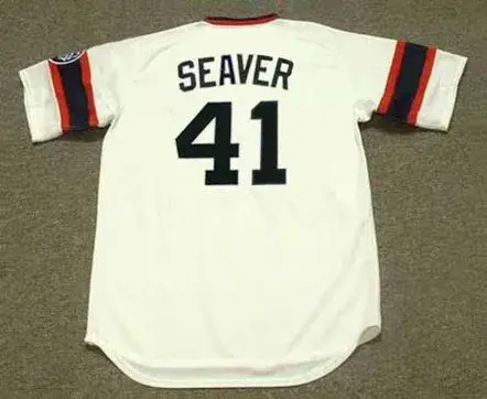TOM SEAVER Chicago White Sox 1985 Home Majestic Throwback Baseball Jersey 