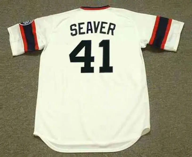 TOM SEAVER Chicago White Sox 1985 Home Majestic Throwback Baseball Jersey 