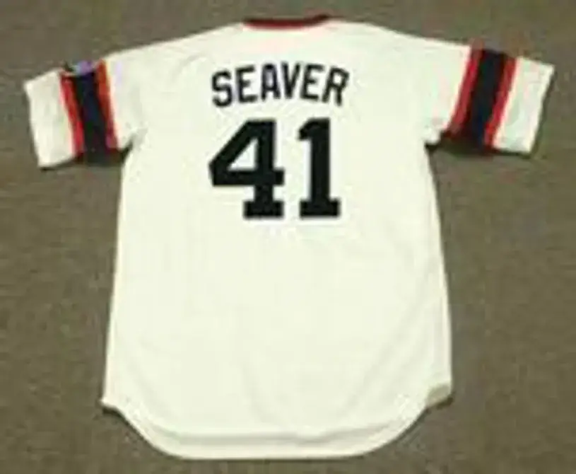 TOM SEAVER Chicago White Sox 1985 Home Majestic Throwback Baseball Jersey 