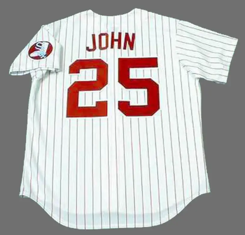 TOMMY JOHN Chicago White Sox 1970’s Majestic Throwback Baseball Jersey 