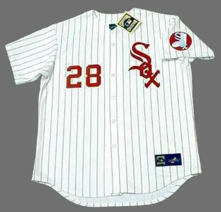 WILBUR WOOD Chicago White Sox 1970’s Majestic Throwback Baseball Jersey