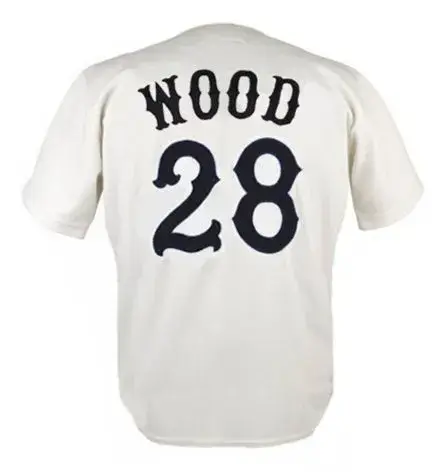 WILBUR WOOD Chicago White Sox 1978 Home Majestic Throwback Baseball Jersey 