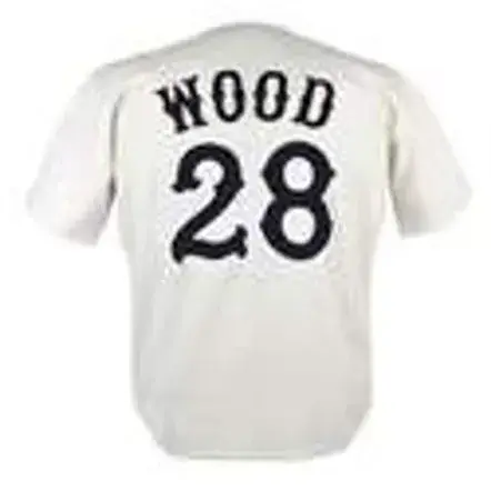 WILBUR WOOD Chicago White Sox 1978 Home Majestic Throwback Baseball Jersey 