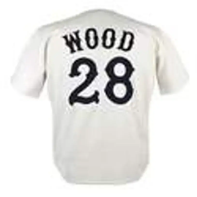 WILBUR WOOD Chicago White Sox 1978 Home Majestic Throwback Baseball Jersey 