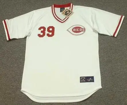 DAVE PARKER Cincinnati Reds 1985 Majestic Cooperstown Home Baseball Jersey