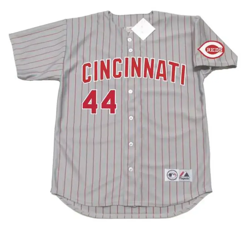ELLY DE LA CRUZ Cincinnati Reds 1990’s Away Majestic Throwback Baseball Jersey