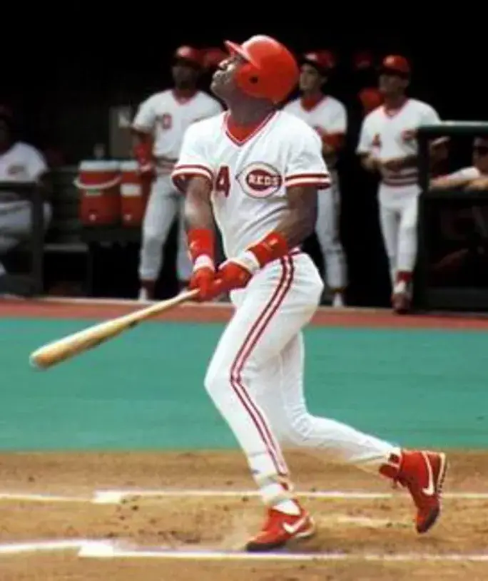 ERIC DAVIS Cincinnati Reds 1990 Majestic Cooperstown Home Baseball Jersey 