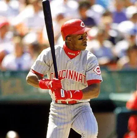 ERIC DAVIS Cincinnati Reds 1996 Majestic Throwback Away Baseball Jersey 