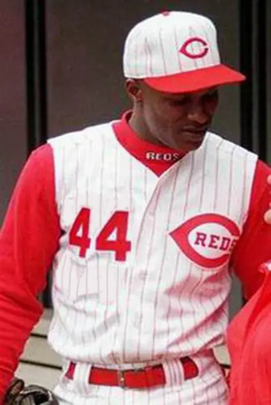 ERIC DAVIS Cincinnati Reds 1996 Majestic Throwback Home Baseball Jersey 