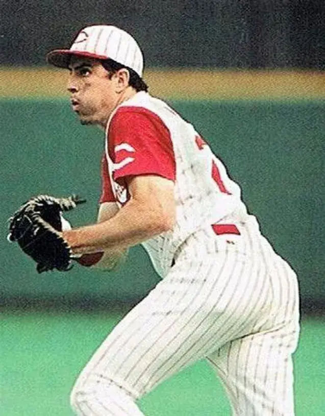 HAL MORRIS Cincinnati Reds 1994 Majestic Throwback Home Baseball Jersey 