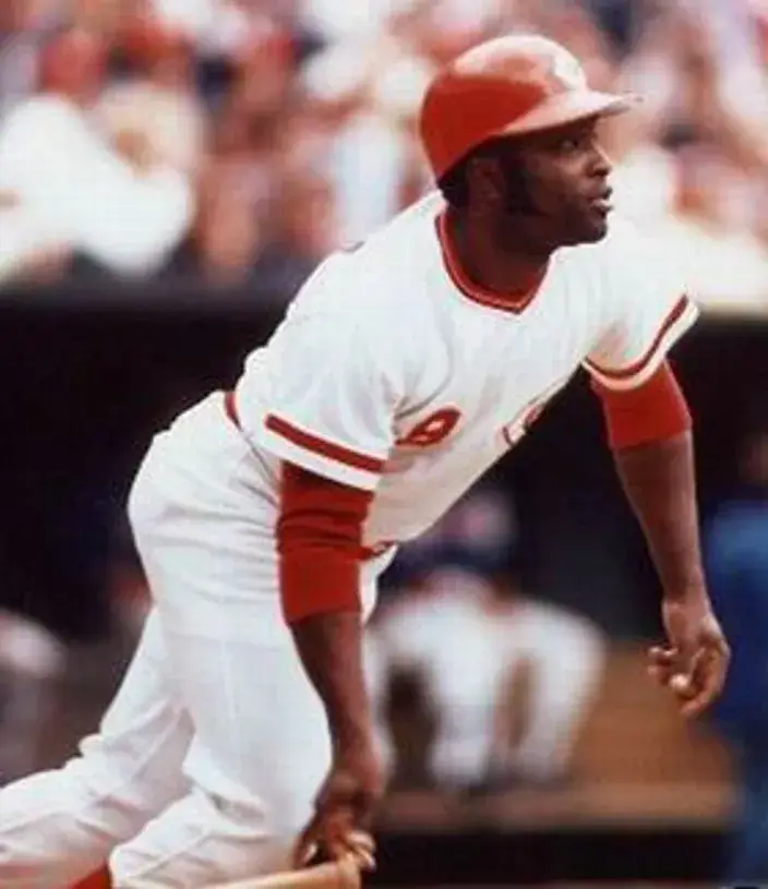 JOE MORGAN Cincinnati Reds 1975 Majestic Cooperstown Home Baseball Jersey 