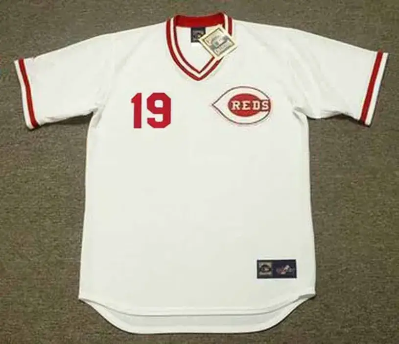 JOEY VOTTO Cincinnati Reds 1975 Home Majestic Baseball Throwback Jersey