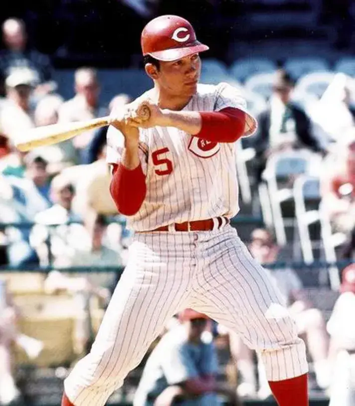 JOHNNY BENCH Cincinnati Reds 1967 Home Majestic Baseball Throwback Jersey 