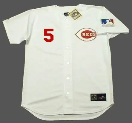 JOHNNY BENCH Cincinnati Reds 1969 Majestic Cooperstown Home Baseball Jersey
