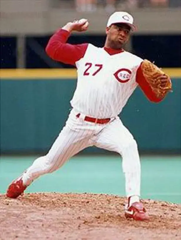 JOSE RIJO Cincinnati Reds 1993 Majestic Throwback Home Baseball Jersey 
