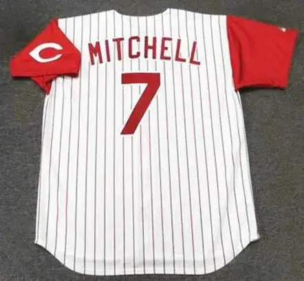 KEVIN MITCHELL Cincinnati Reds 1993 Majestic Throwback Home Baseball Jersey 