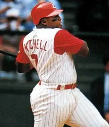 KEVIN MITCHELL Cincinnati Reds 1993 Majestic Throwback Home Baseball Jersey 