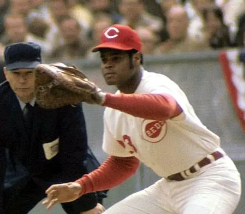 LEE MAY Cincinnati Reds 1969 Majestic Cooperstown Home Baseball Jersey 