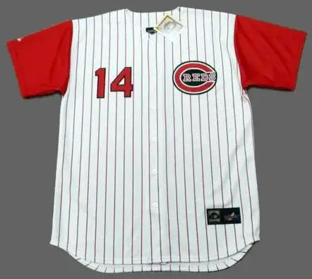 PETE ROSE Cincinnati Reds 1960’s Home Majestic Baseball Throwback Jersey