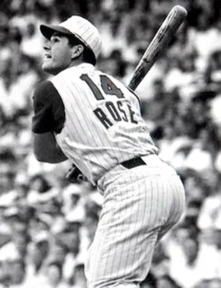 PETE ROSE Cincinnati Reds 1960’s Home Majestic Baseball Throwback Jersey 