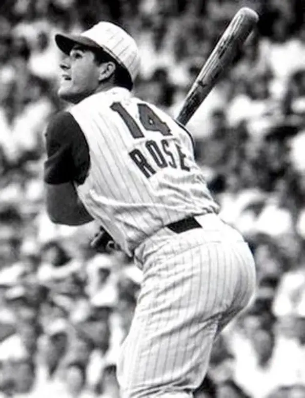 PETE ROSE Cincinnati Reds 1960’s Home Majestic Baseball Throwback Jersey 