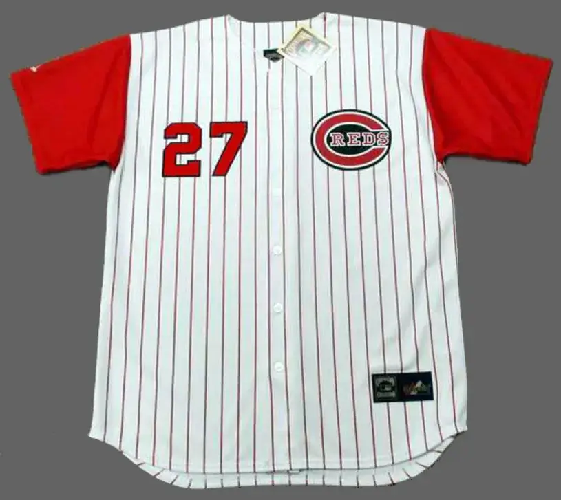 PETE ROSE Cincinnati Reds 1963 Home Majestic Throwback Baseball Jersey
