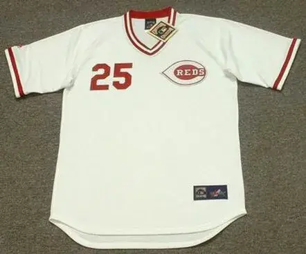 RAY KNIGHT Cincinnati Reds 1979 Majestic Cooperstown Home Baseball Jersey