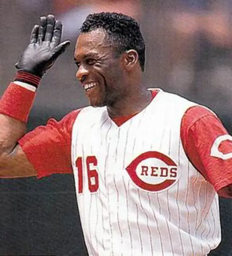 REGGIE SANDERS Cincinnati Reds 1995 Majestic Throwback Home Baseball Jersey 