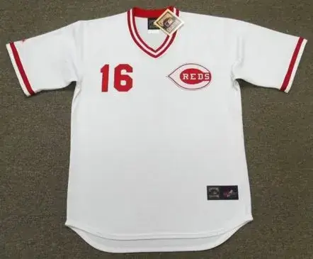RON OESTER Cincinnati Reds 1982 Majestic Cooperstown Throwback Baseball Jersey