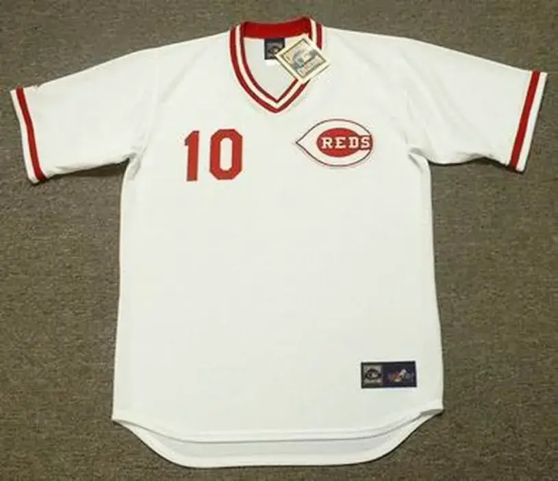 SPARKY ANDERSON Cincinnati Reds 1975 Majestic Cooperstown Home Baseball Jersey