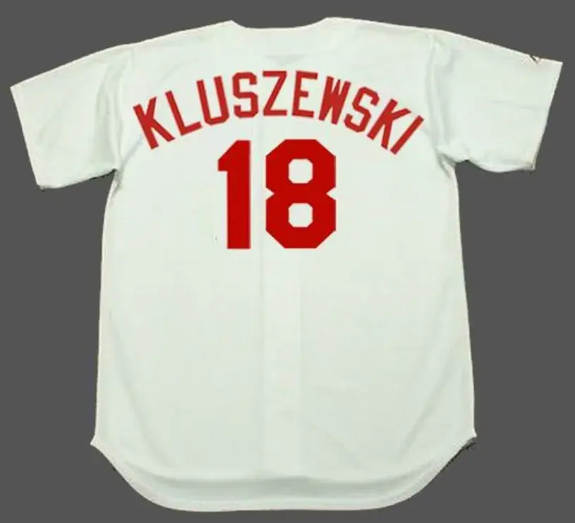 TED KLUSZEWSKI Cincinnati Reds 1970 Majestic Cooperstown Home Baseball Jersey 
