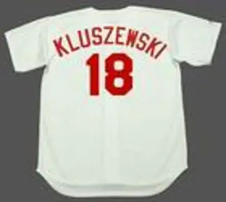 TED KLUSZEWSKI Cincinnati Reds 1970 Majestic Cooperstown Home Baseball Jersey 