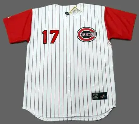 TOMMY HARPER Cincinnati Reds 1960’s Majestic Throwback Home Baseball Jersey
