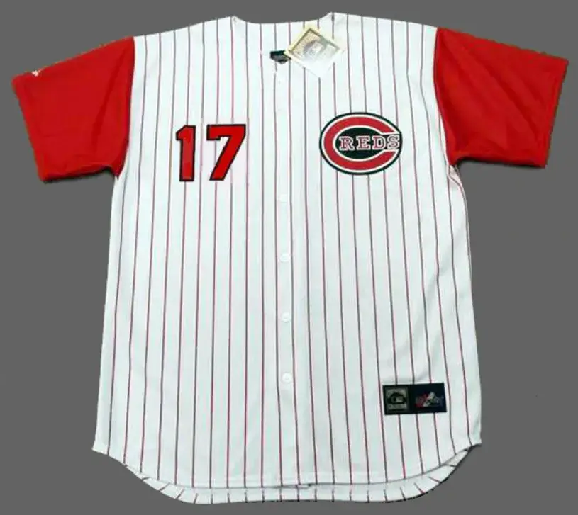 TOMMY HARPER Cincinnati Reds 1960’s Majestic Throwback Home Baseball Jersey
