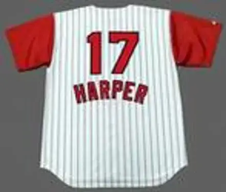 TOMMY HARPER Cincinnati Reds 1960’s Majestic Throwback Home Baseball Jersey 