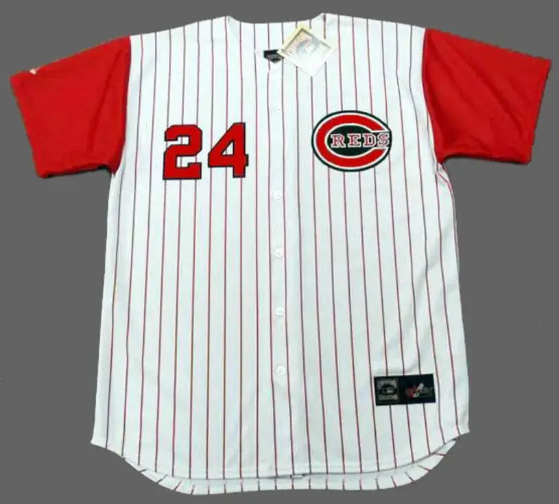 TONY PEREZ Cincinnati Reds 1960’s Majestic Throwback Home Baseball Jersey