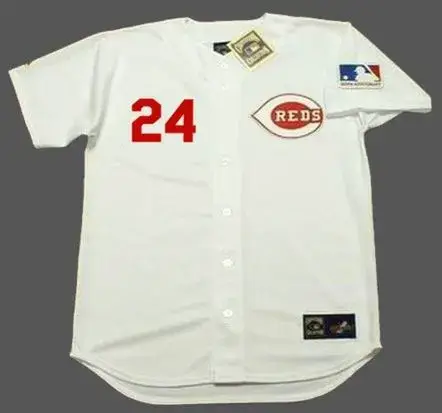 TONY PEREZ Cincinnati Reds 1969 Majestic Cooperstown Home Baseball Jersey