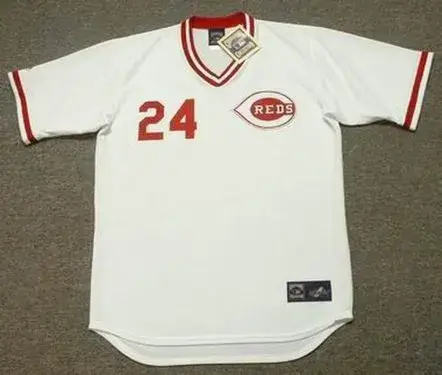 TONY PEREZ Cincinnati Reds 1975 Majestic Cooperstown Home Baseball Jersey