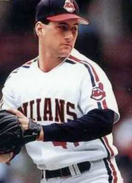 CHARLES NAGY Cleveland Indians 1992 Majestic Throwback Home Baseball Jersey 