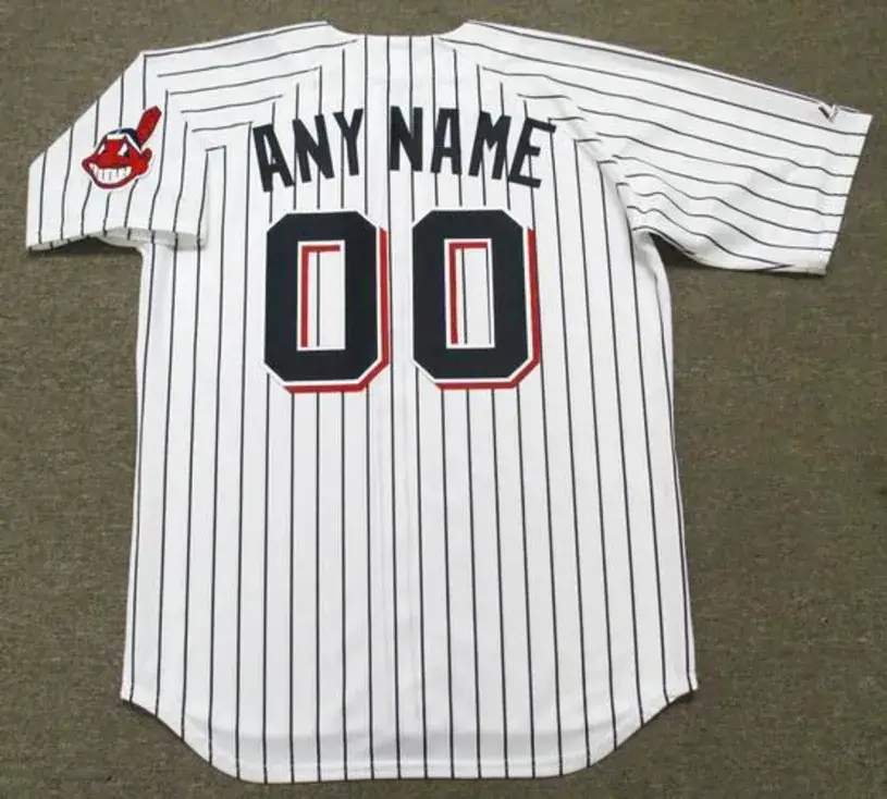 CLEVELAND INDIANS 1970 Majestic Throwback Home Jersey Customized “Any Name & Number(s)” 