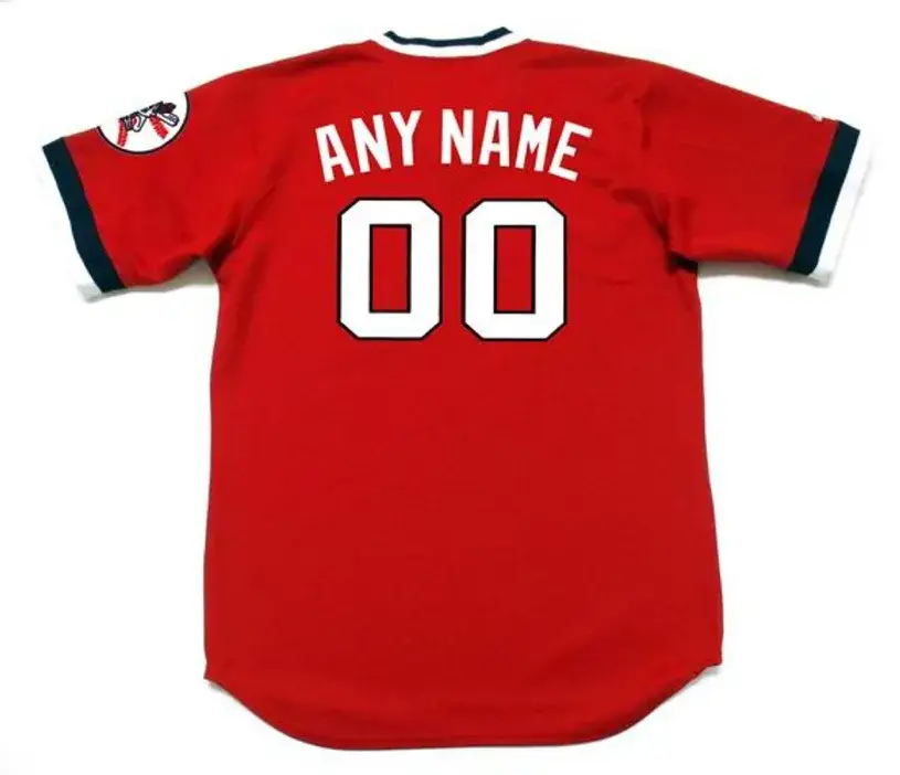 CLEVELAND INDIANS 1970’s Majestic Throwback Jersey Customized “Any Name & Number(s)” 