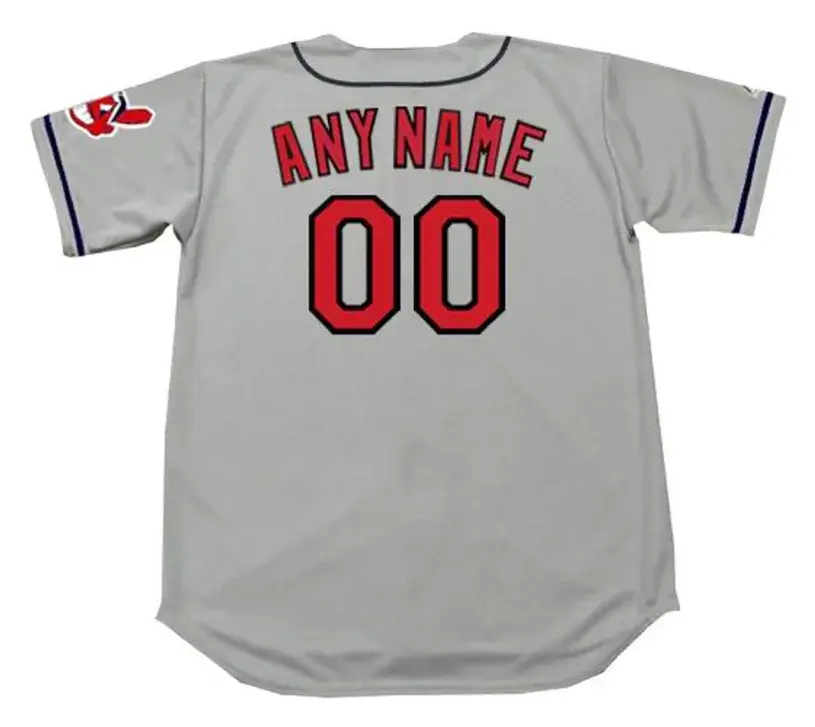 CLEVELAND INDIANS 1990’s Majestic Throwback Away Jersey Customized “Any Name & Number(s)” 
