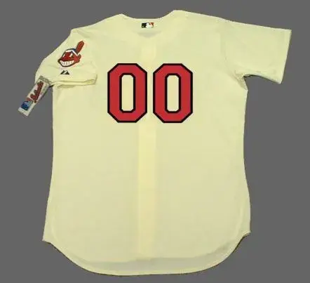 CLEVELAND INDIANS 2015 Majestic Authentic Home Jersey Customized “Any Number(s)” 