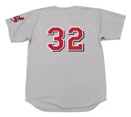 DEAN CHANCE Cleveland Indians 1970 Away Majestic Baseball Throwback Jersey 