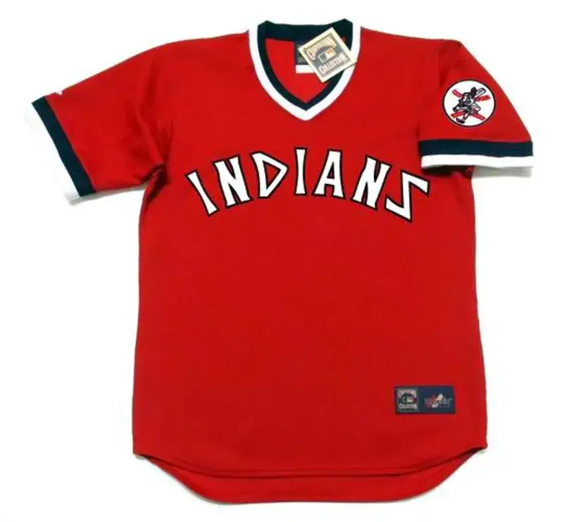 DUANE KUIPER Cleveland Indians 1975 Majestic Cooperstown Throwback Jersey